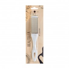 BEAUTELLA Терка педикюрная двухсторонняя металлическая